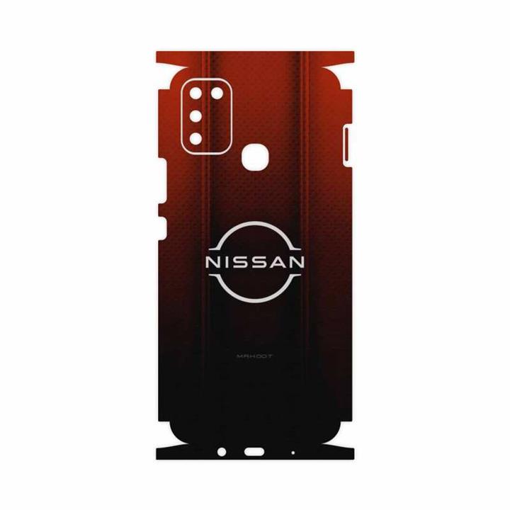 برچسب پوششی ماهوت مدل Nissan-Logo-FullSkin مناسب برای گوشی موبایل اینفینیکس Hot 10 Play MAHOOT Nissan-Logo-FullSkin Cover Sticker for Infinix Hot 10 Play